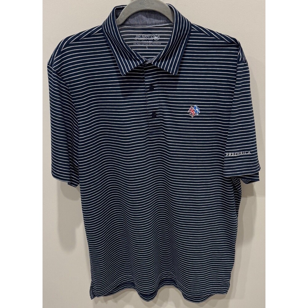 Frederica Golf Club - Vineyard Vines Golf Shirt - Men's Size Large - Navy